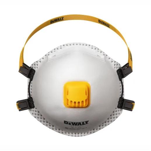 DeWalt DXIRFFP3 Disponsable Particulate Respirators; FFP3; Pack (5)