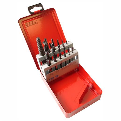 Dormer M101 Screw Extractor Set; Sizes 1 - 6; Complete With Drill Bits