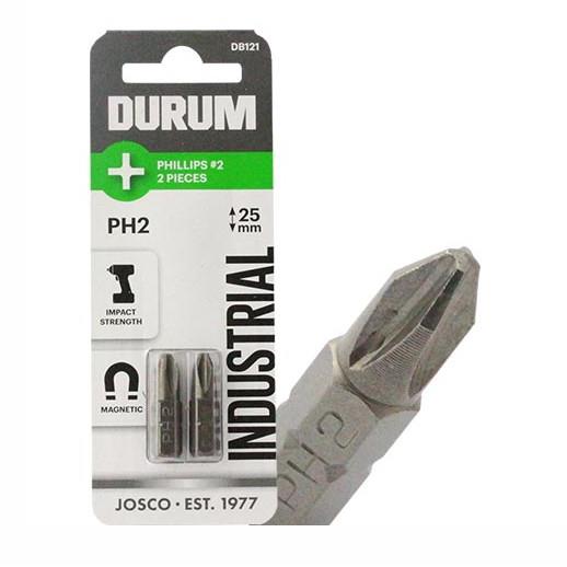Durum DB121 Industrial Magnetic Impact Screwdriver Bits; 1/4