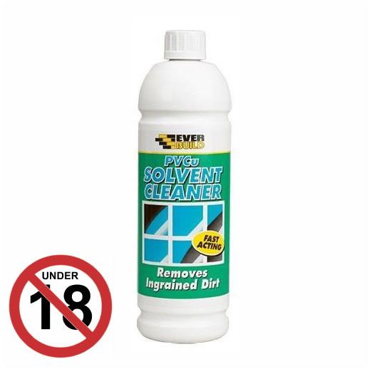 Everbuild PVCu Solvent Cleaner; 1 Litre