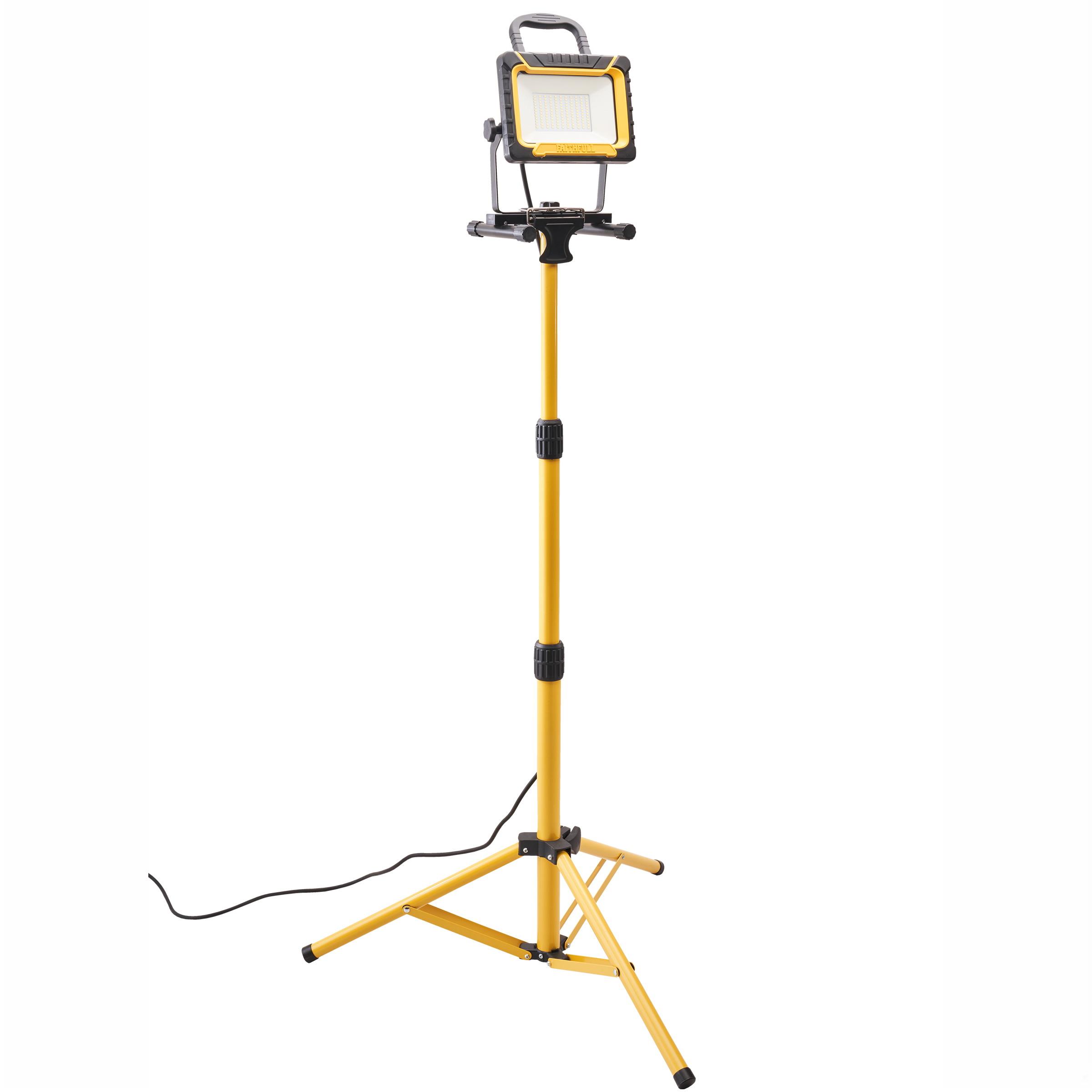 Faithfull FPPSLT45D Safety LED Site Light; Single Tripod; 45 Watt; 4500 Lumen; 240 Volt