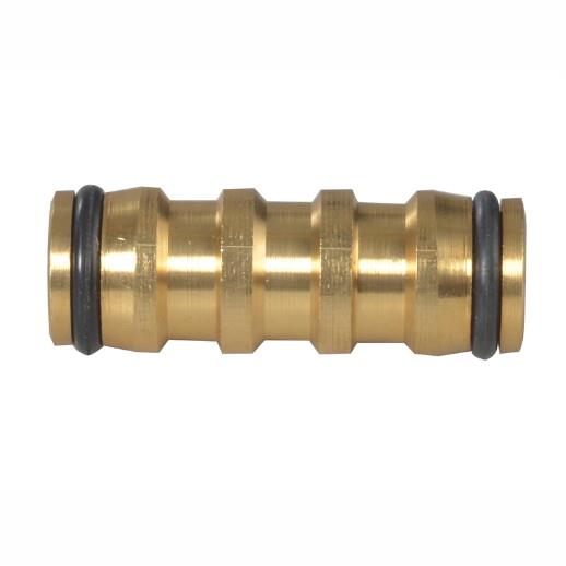 Faithfull FAIHOSEJOIN Hose Joiner; Two Way Hose Coupling; 1/2"; Brass