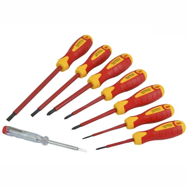 Faithfull FAISDVDESET8 VDE Screwdriver Set; 8 Piece