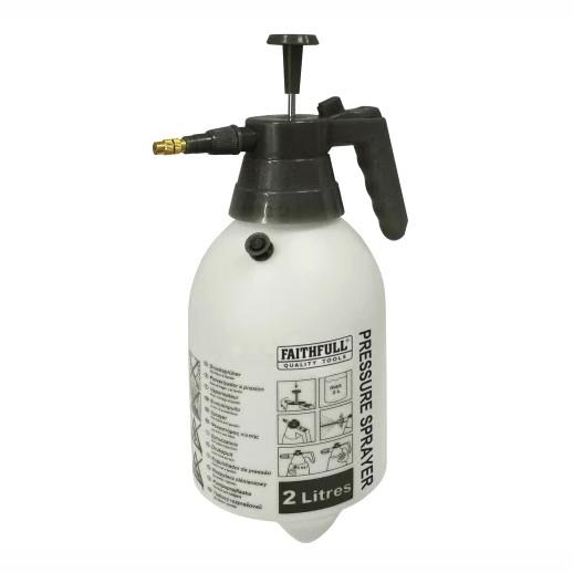 Faithfull SPRAY2 Pressure Sprayer Hand Held; 2 Litre