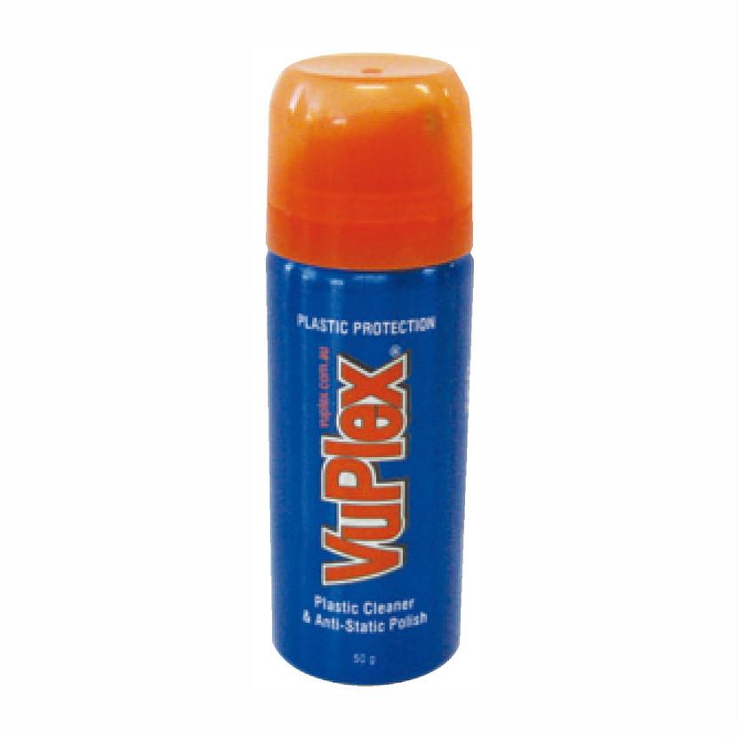 VuPlex Plastic Cleaner And Anti-Static Polish; 50g