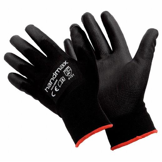 Handmax Atlanta PU Gloves Black (BK); Medium (M)(8)
