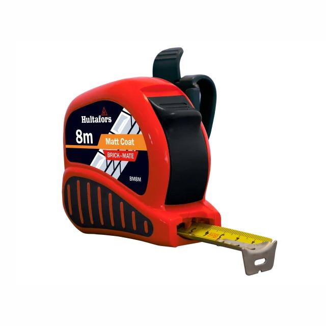 Hultafors 352403 BM8M Brick-Mate Tape Measure; 25mm Wide Blade; 8 Metre