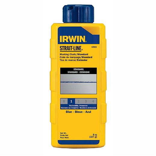Irwin Strait-Line 64901 Chalk Line Refill Chalk; Blue; 227 gm (8oz.)