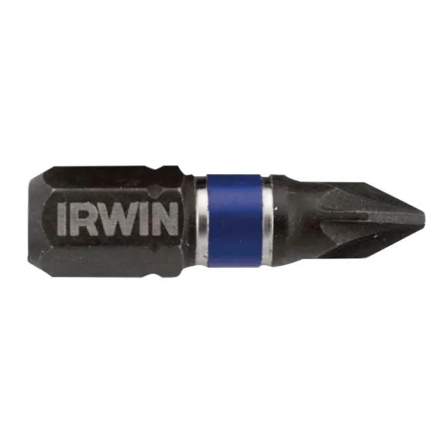Irwin IRWIW6061407 Impact Pro Performance Screwdriver Bits; PZ2; 25mm; Pack (2)