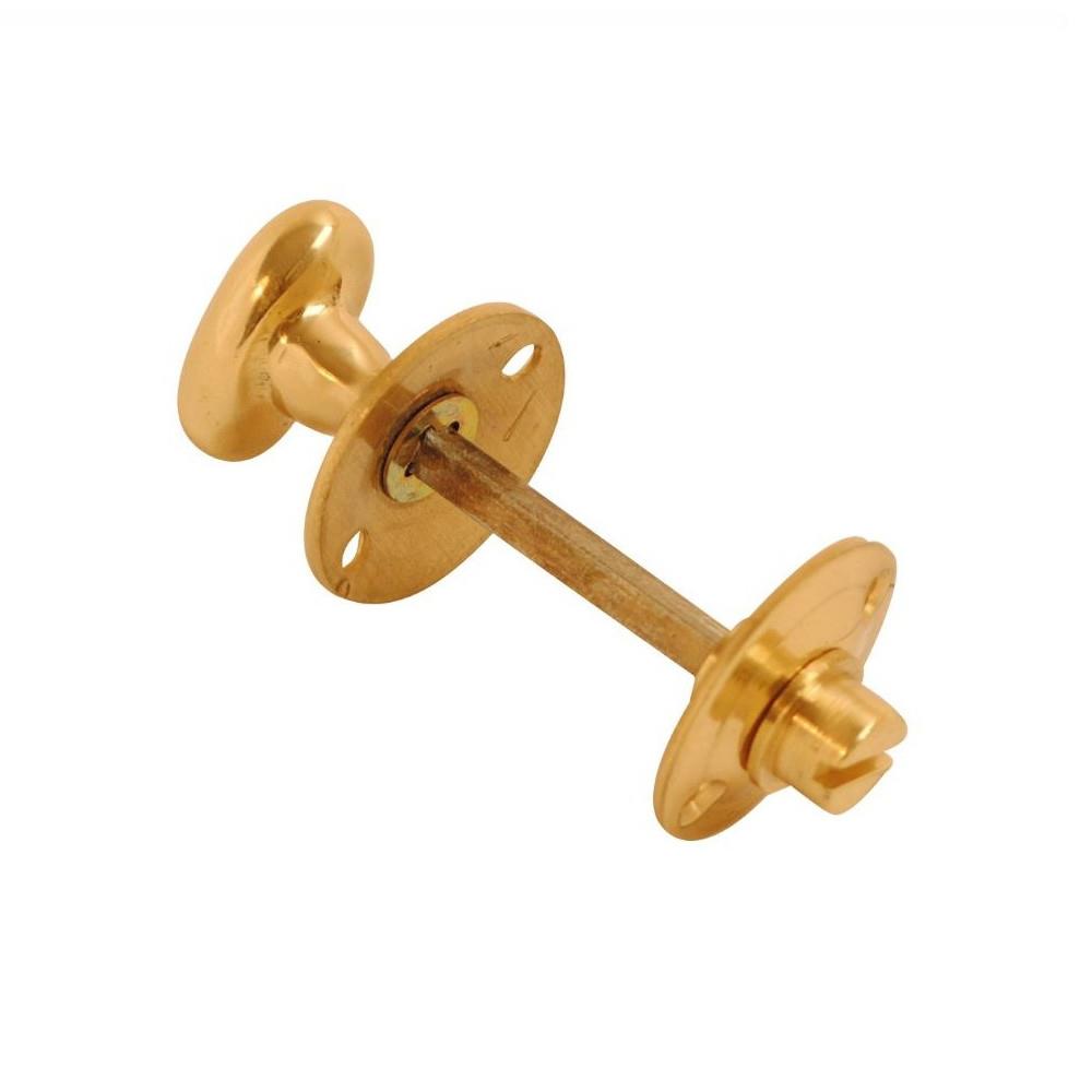 Oval Turn & Release; 5mm Spindle; Polished Brass (PB)