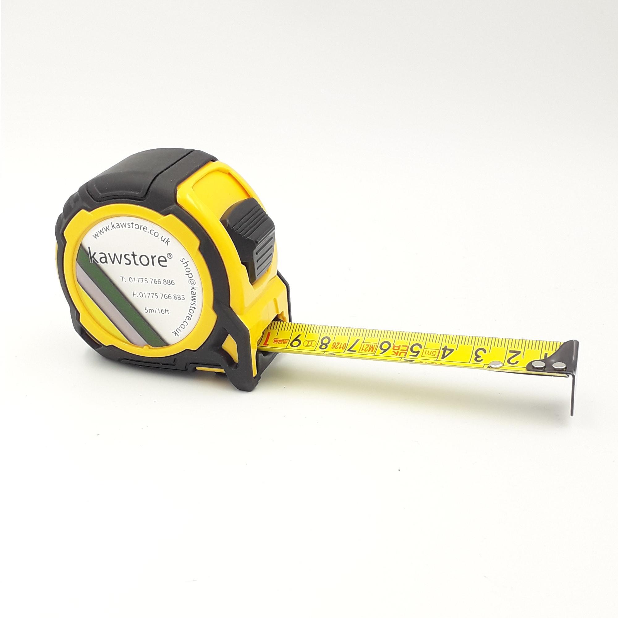 kawstore Fan Tape Measure; Yellow/Black (YEL) (BK); 5m/16ft