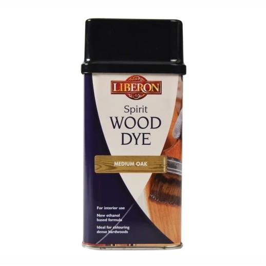 Liberon 014431 Spirit Wood Dye; Medium Oak (MO); 250ml