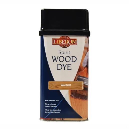 Liberon 014428 Spirit Wood Dye; Walnut (WA); 250ml