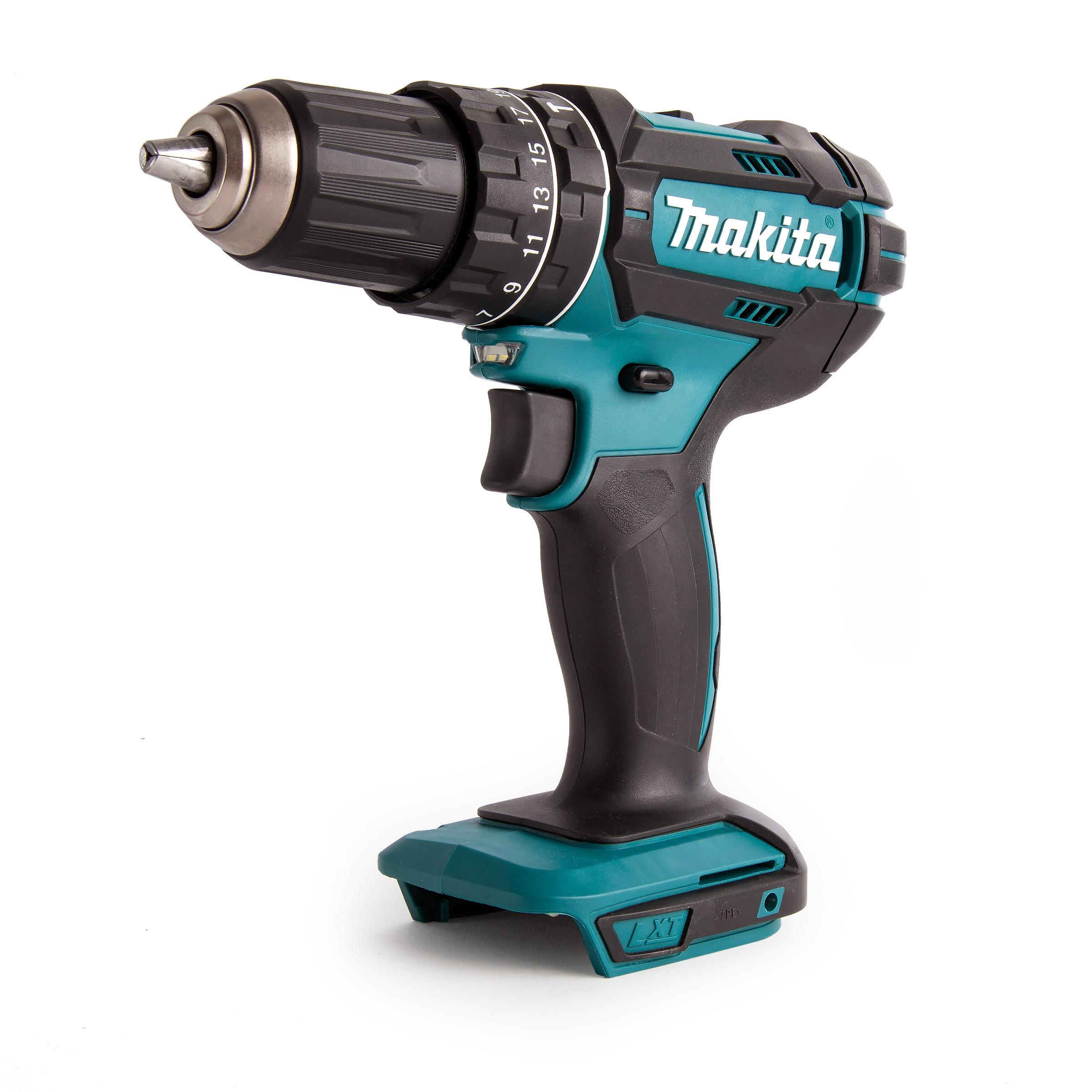 Makita DHP482Z LXT Combination Drill; 2 Speed; 18 Volt; Compact Body; Bare Unit (Body Only)
