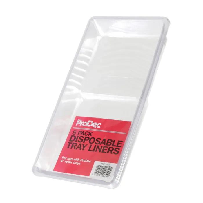 ProDec MRTLINER Disposable Mini Roller Tray Liner Inserts; 4"; Pack (5)