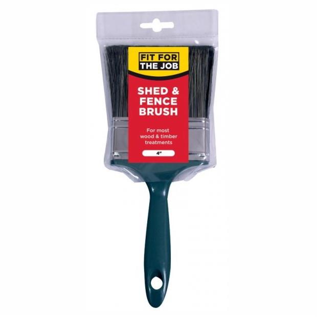 Fit For The Job FFJSFB Shed & Fence Brush; 100mm (4")