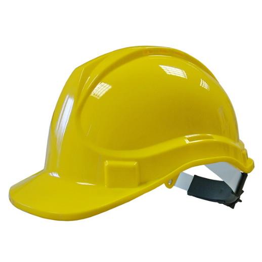 Scan PPESHDELY Deluxe Safety Helmet; Yellow (YEL); Ppesh; HP05; EN397:1995