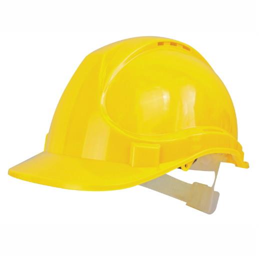 Scan SCAPPESHY Safety Helmet; Yellow (YEL); EN397:1995 + A1:2000