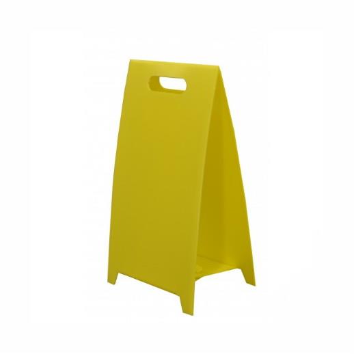 Spectrum 4660 Blank A-Board Floor Stand For Signs; Yellow (YEL); Corex; 480 x 250mm