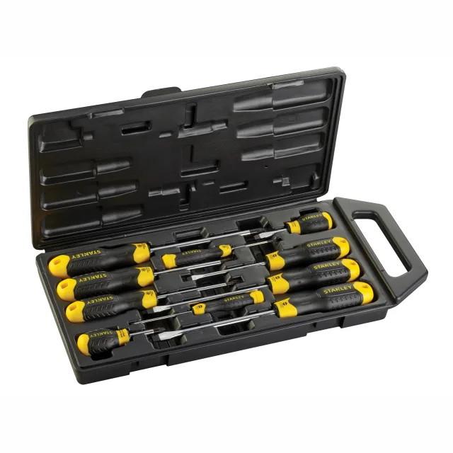 Stanley 2-65-014 Cushion Grip Screwdriver Set; 10 Piece