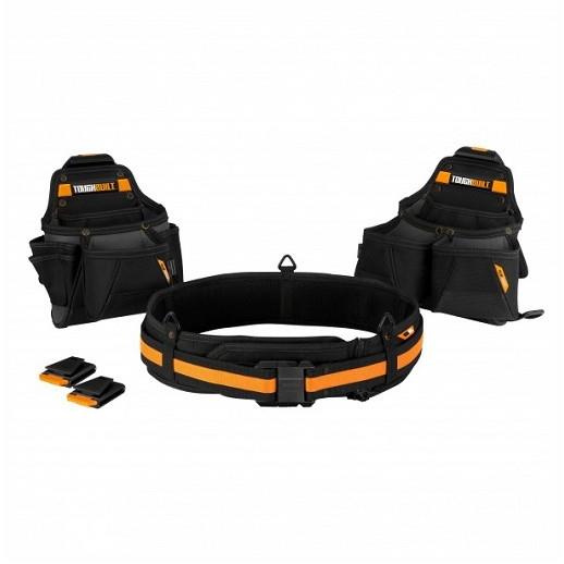 Toughbuilt TB-CT-111-3 Tradesman Tool Belt Set; 3 Piece; ClipTech System