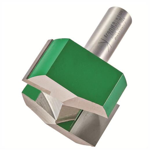 Trend C033TX1/2TC Craft Two Flute Straight Cutter Router Bit; 1/2