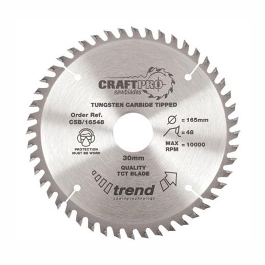 Trend CSB/19040A Craft Circular Saw Blade; 190mm x 40 Teeth; 16mm Bore