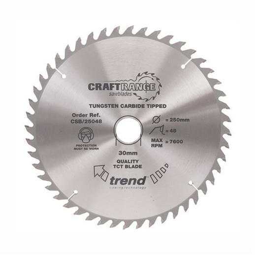 Trend CSB/35064 Craft Circular Saw Blade; 350mm x 64 Teeth x 30mm Bore; 2.8mm Kerf