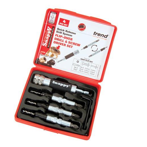 Trend SNAP/FLIP/SET Snappy Flip Over Screwdriver Set; 4 Piece
