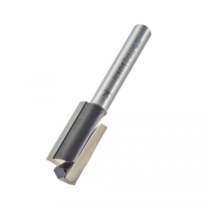 Trend TR14X1/4TC Trade Two Flute Straight Cutter Router Bit; 1/4