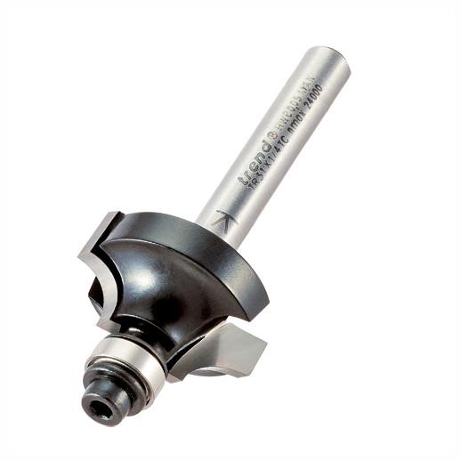 Trend TR31X1/4TC Bearing Guided Ovolo-Round Over Cutter Router Bit; 1/4